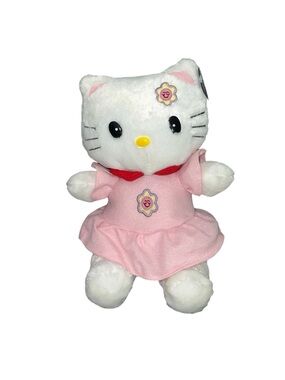 Vintage Hello Kitty Plush Carousel Softoys 24K Series NWT 10’’ White And Pink